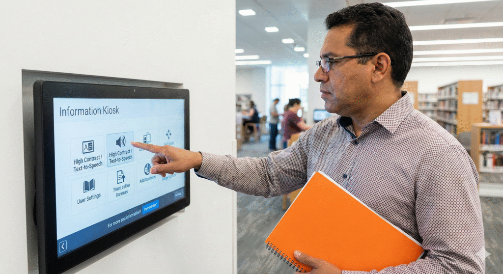 apoiamos a implementação de recursos de acessibilidade do seu produto digital